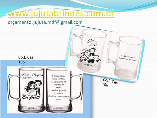 LEMBRANCINHA CANECAS PARA CASAMENTO 400 ML LUXO