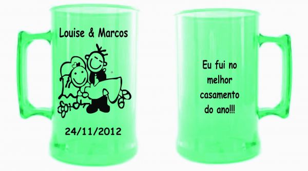 LEMBRANCINHA CANECAS PARA CASAMENTO 400 ML LUXO