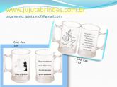 LEMBRANCINHA CANECAS PARA CASAMENTO 400 ML LUXO