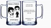 LEMBRANCINHA CANECAS CASAMENTO 400 ML LUXO