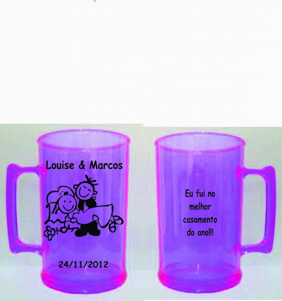 LEMBRANCINHA CANECAS PARA CASAMENTO 400 ML LUXO