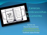 LEMBRANCINHA CANECAS PARA CASAMENTO 400 ML LUXO