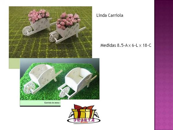 Carriola para Mesa de festa provençal