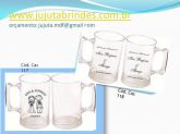 LEMBRANCINHA CANECAS PARA CASAMENTO 400 ML LUXO